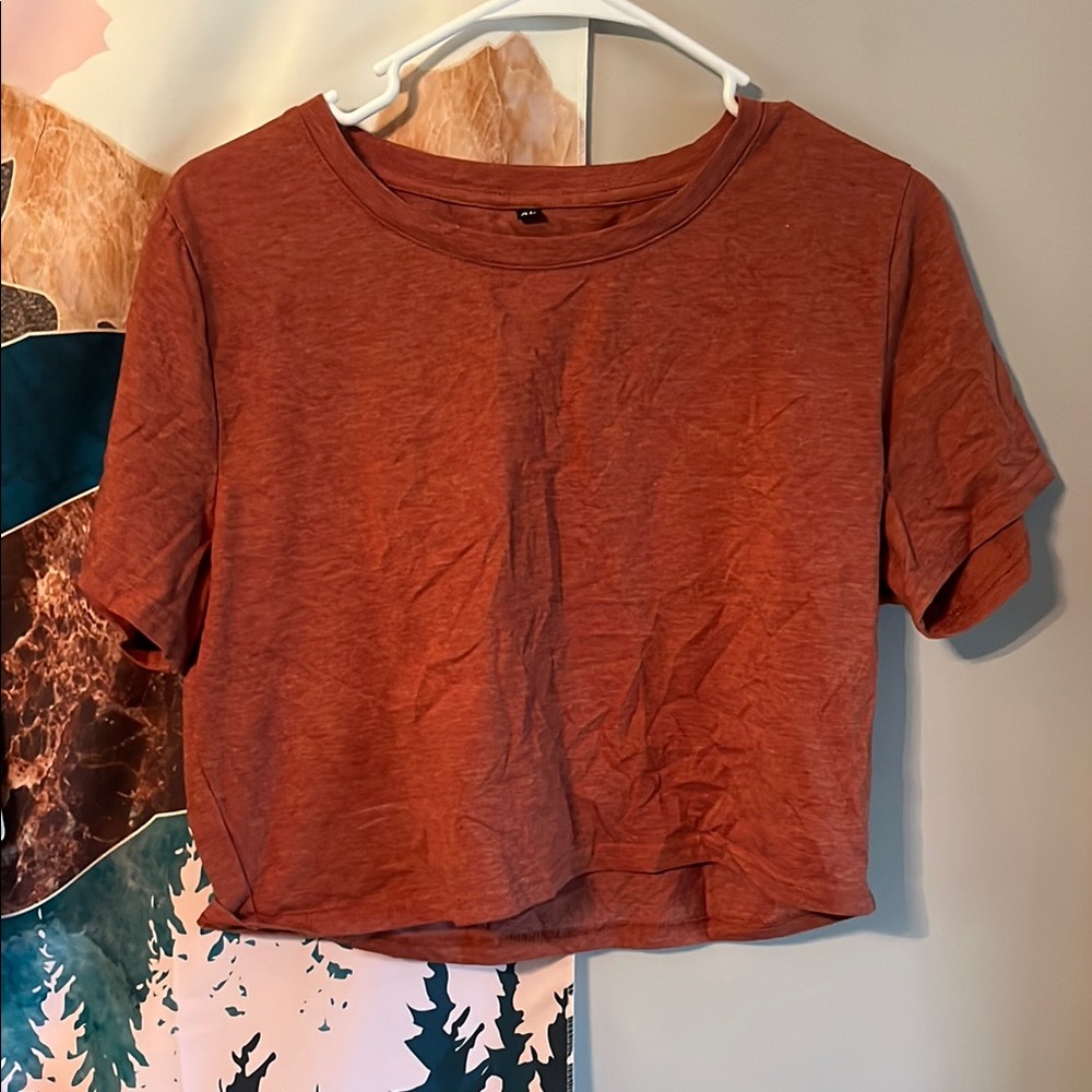 Women’s Red Crop Top